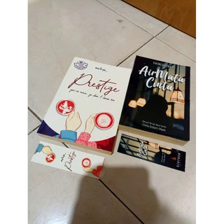 OBRAL BUKU MURAH ORIGINAL / NOVEL REMAJA / 1 PAKET 2 BUKU / AIR MATA CINTA / PRESTIGE / BEST SELLER / ROMANCE / DEWASA / FIKSI / MEITIYA / SHINEEMINKA /