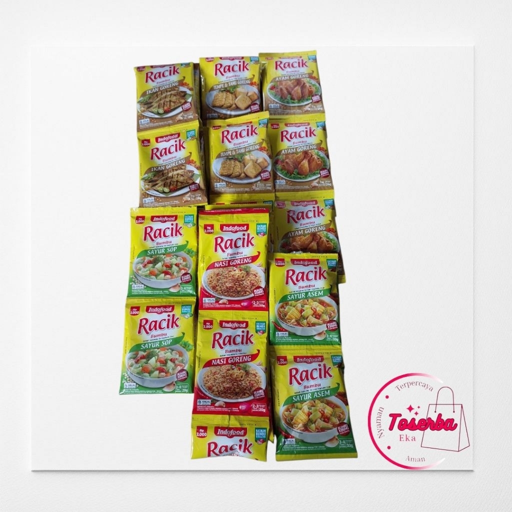 Jual Bumbu Racik Indofood 1 Renceng Isi 10pcs Nasi Goreng // Ayam