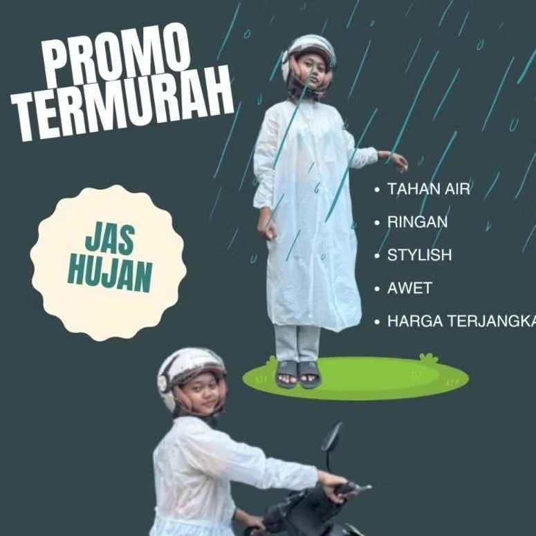 Jual Jas hujan APD gown apron pelindung jas hujan unisex | Shopee Indonesia