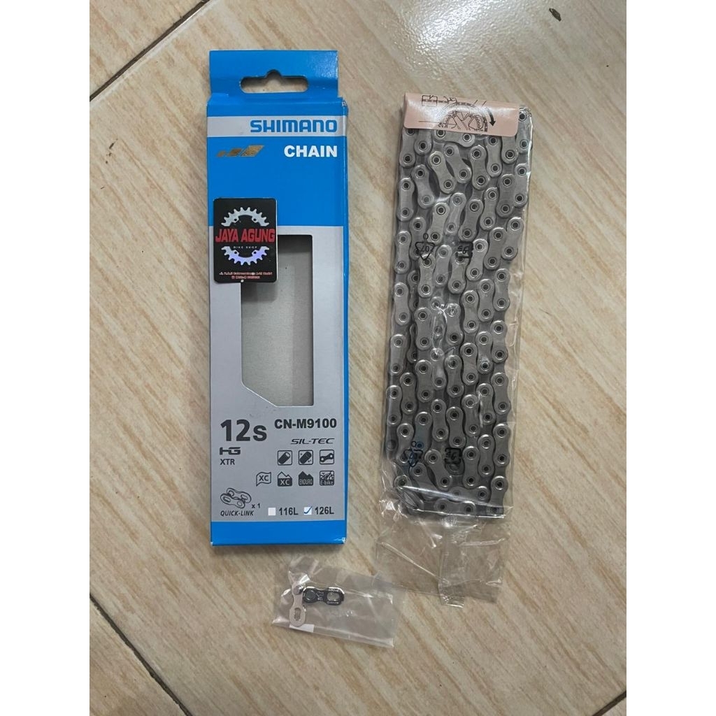 Jual Chain Rantai Shimano M9100 XTR Dura Ace 12 Speed 126L Quick Link ...