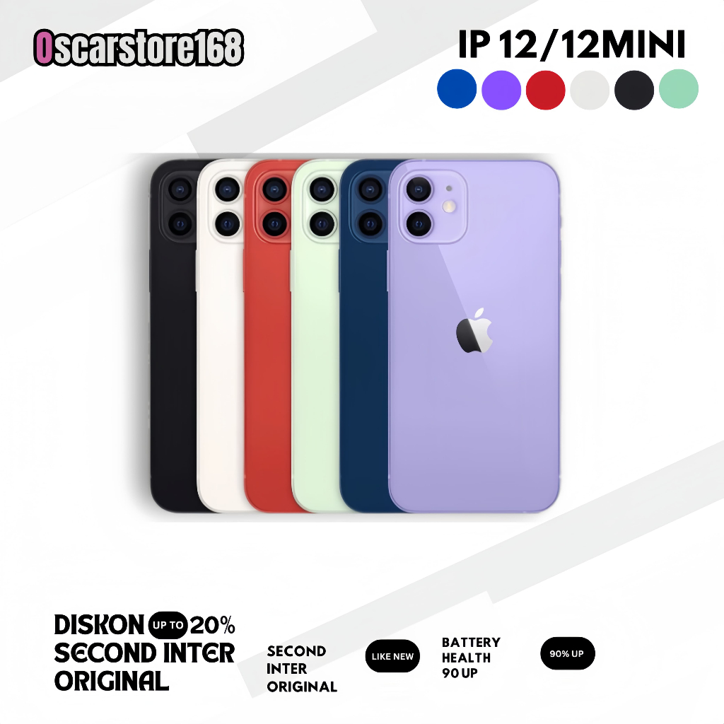Jual IPHONE 12 Second ORIGINAL IPHONE 12MINI SECOND MULUS | Shopee