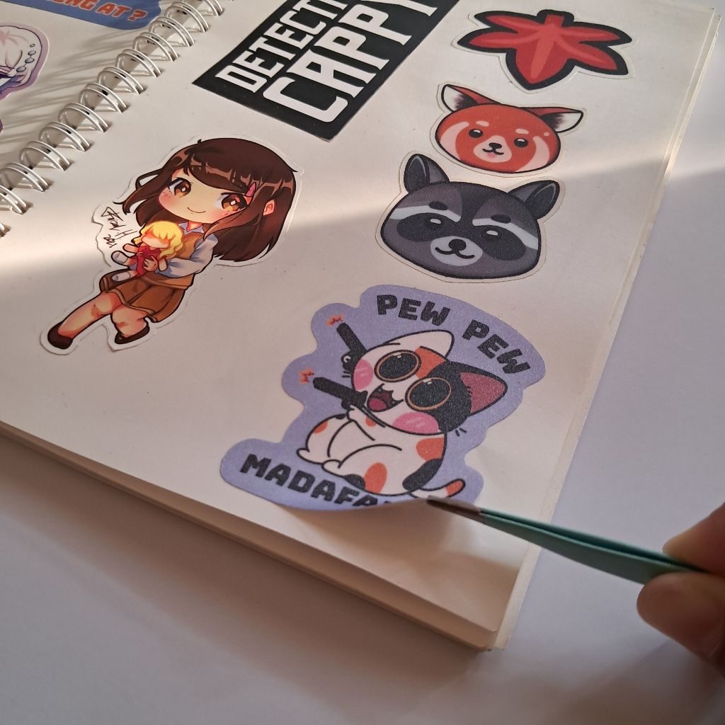 Jual METAL KECIL Sticker Book MERAH | Buku Koleksi Sticker A5 ...