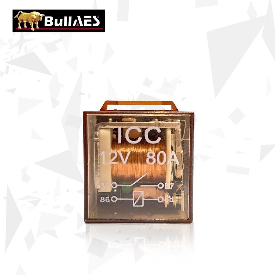 Jual Relay Klakson Transparan ICC & BULLAES Kaki 4 12V 80A Riley Alarm ...