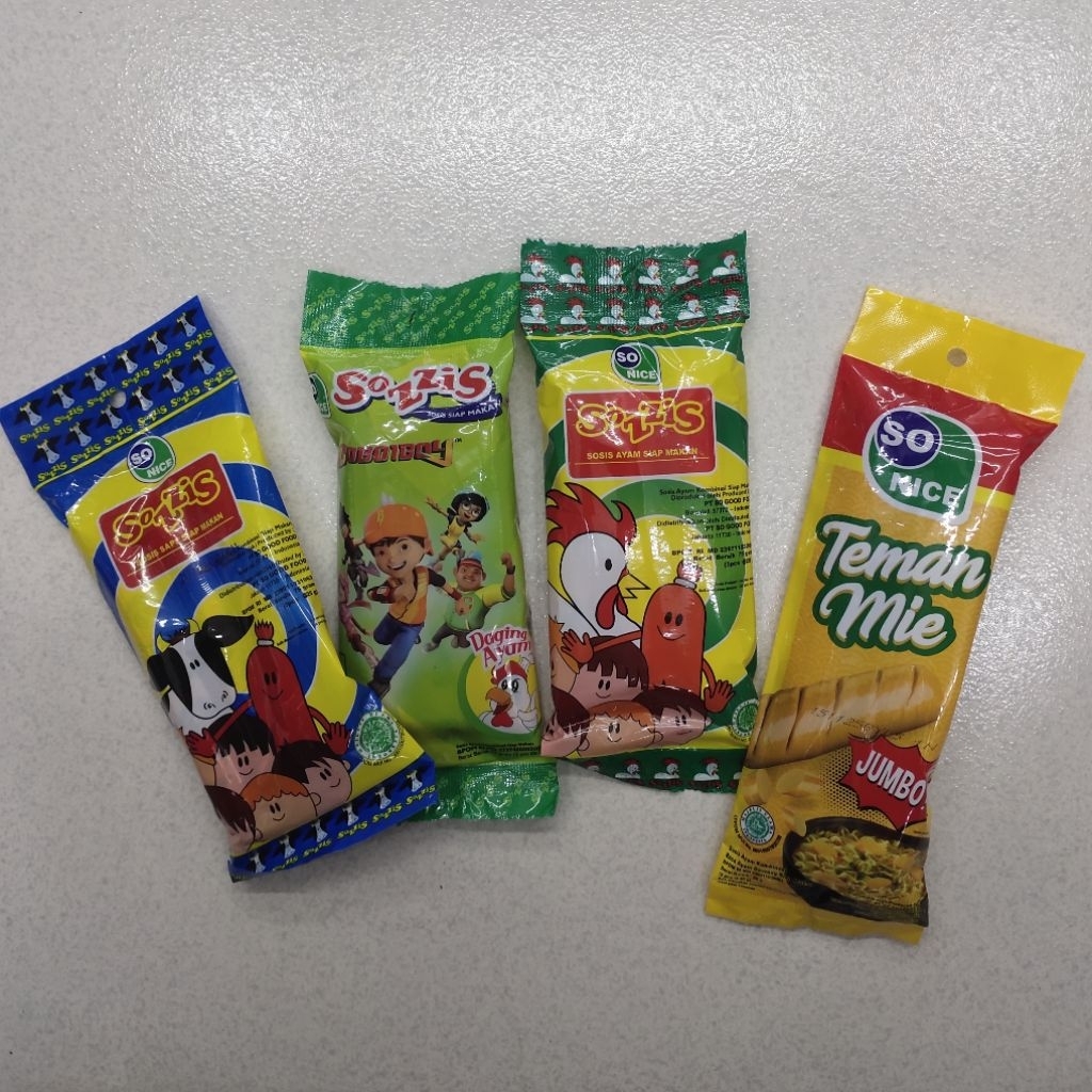 Jual Sosis Sozzis Ayam/Sapi/Boboiboy/Teman Mie | Shopee Indonesia