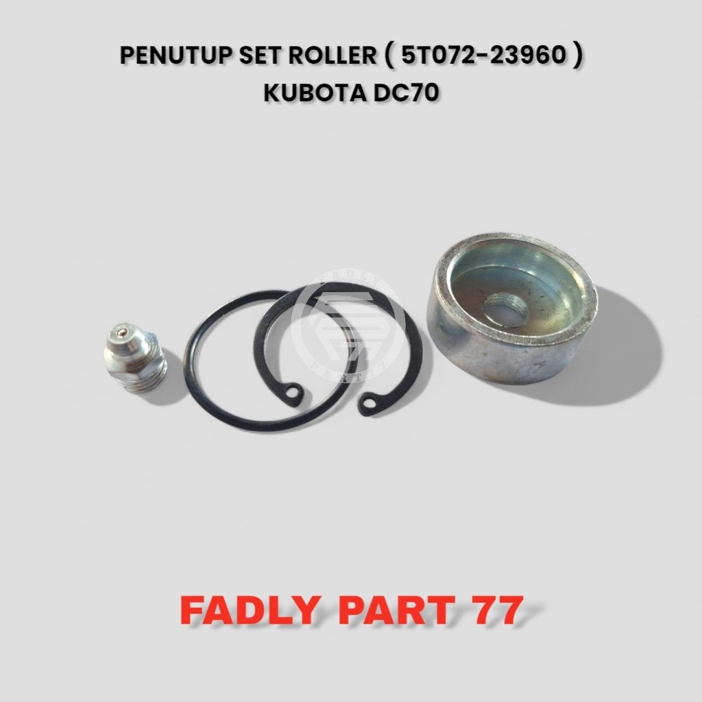Jual PENUTUP SET ROLLER ( 5T072-23960 ) KUBOTA DC70 | Shopee Indonesia