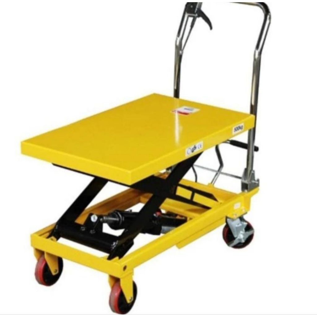 Jual Hydraulic Table Trolley 100 - 150 kg tinggi 75cm hidrolik table ...