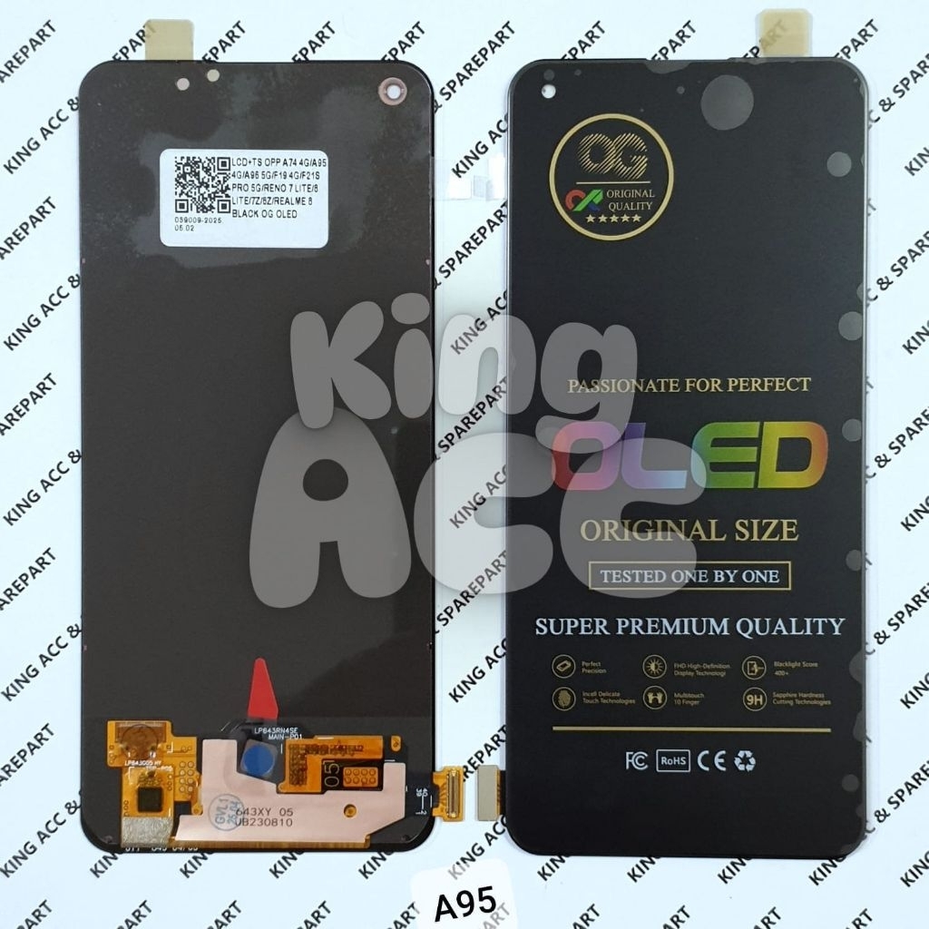 Jual OG OLED LCD TOUCHSCREEN OPP A74 4G / A95 4G / A96 5G / F19 4G ...
