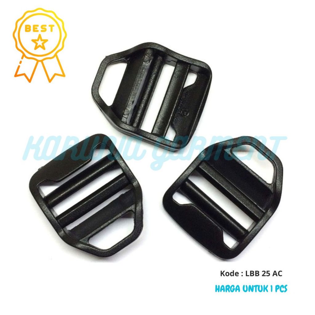 Jual RING TANGGA GESPER TALI TAS RANSEL 2.5 CM BUCKLE PLASTIK ASETAL ...