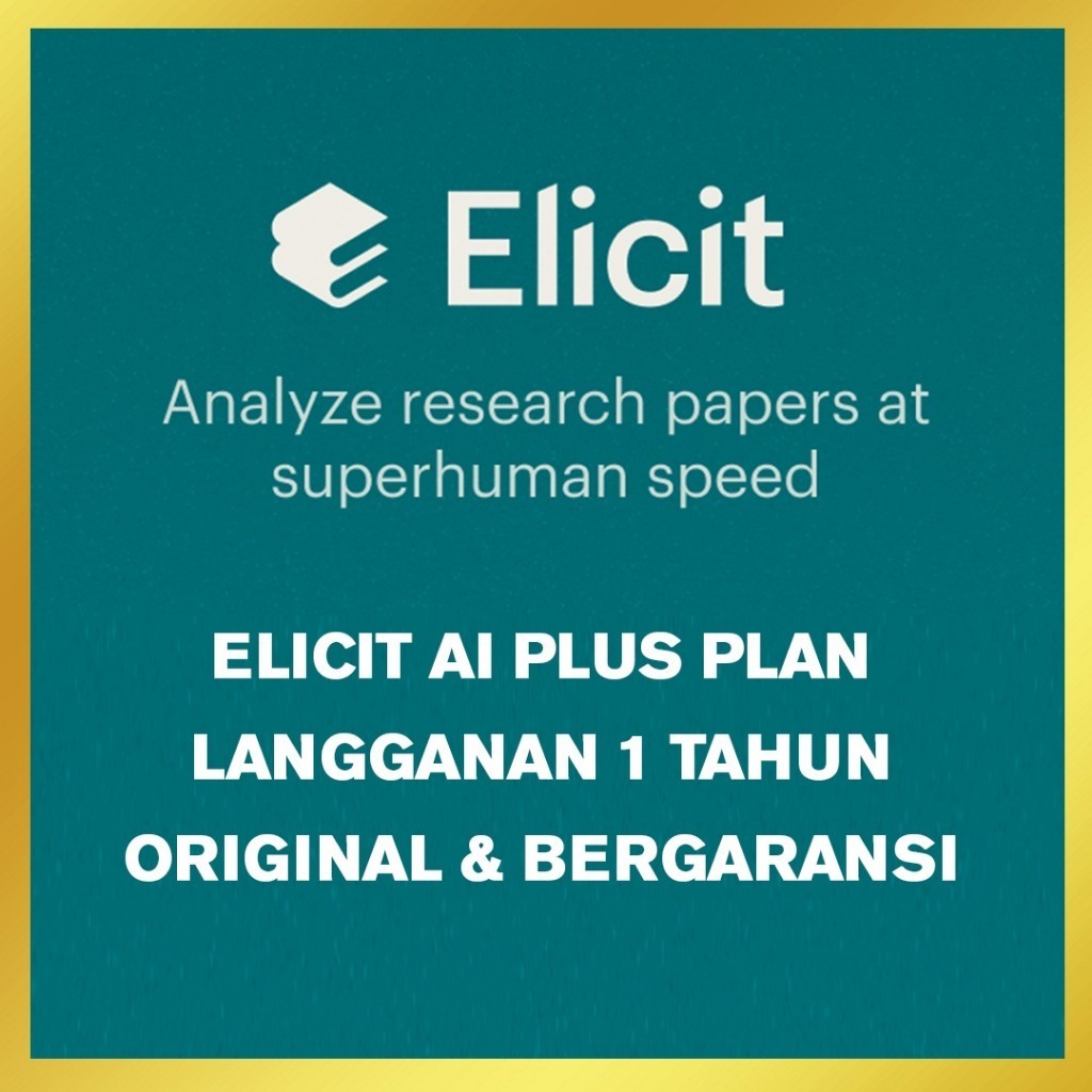 Jual Elicit Plus Pro Plan 1 Tahun Original - AI Literature Review SLR ...