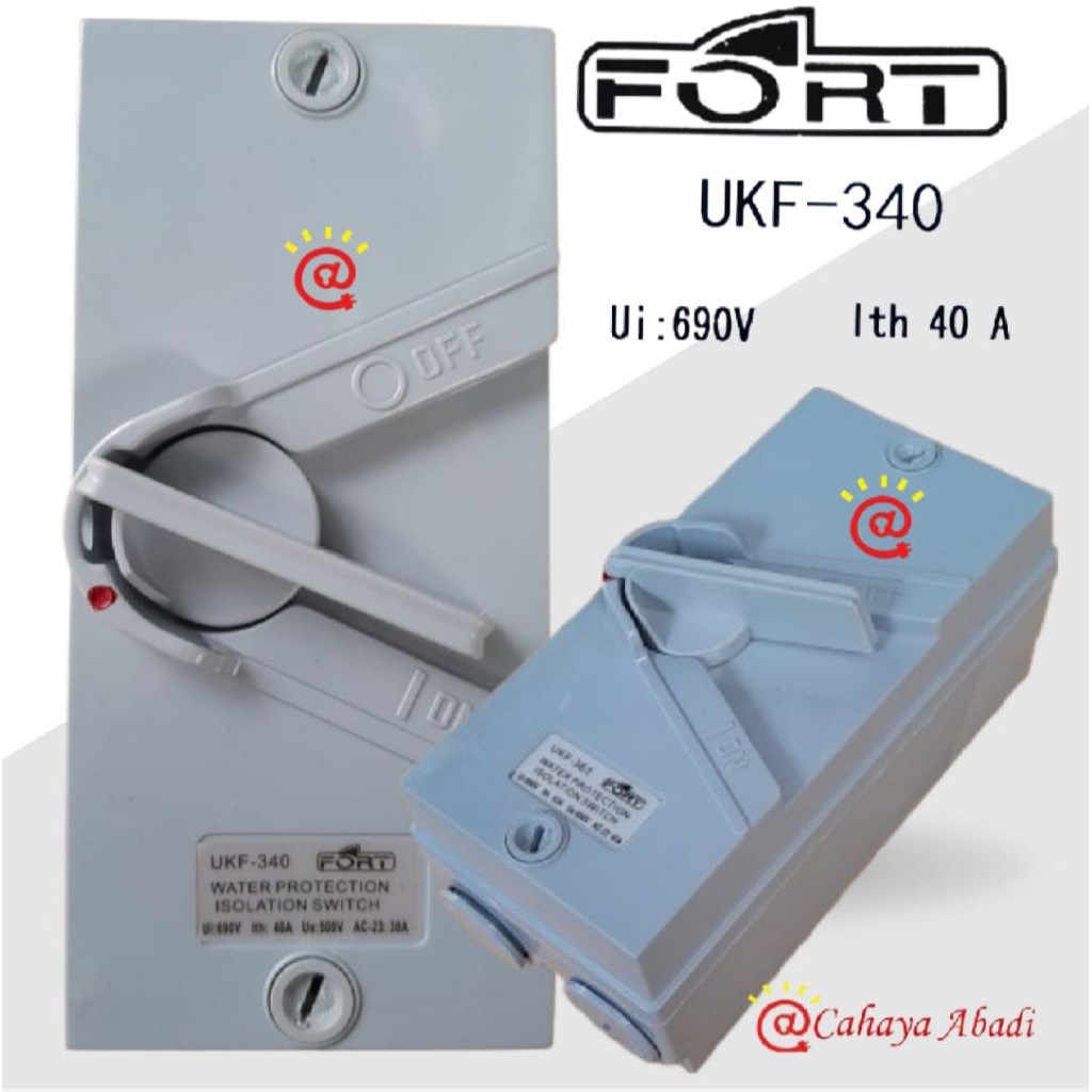 Jual FORT Water Weather Protection Isolation Isolator Switch 3 Phase ...