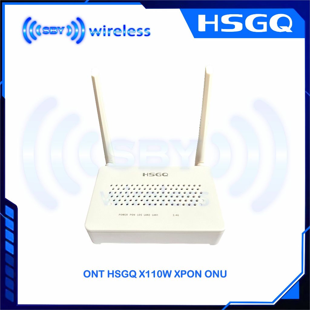 Jual HSGQ X110W XPON ONU ONT X110 W 1GE 1FE 300Mbps Wireless Router ...