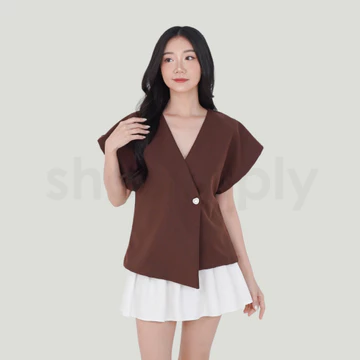 Shesimply Orca Blouse Top Atasan Wanita