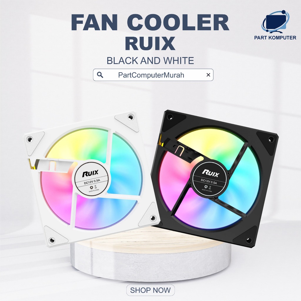 Jual Fan RUIX RGB 120mm x 120mm x 25mm 24V High Speed Kipas Radiator ...