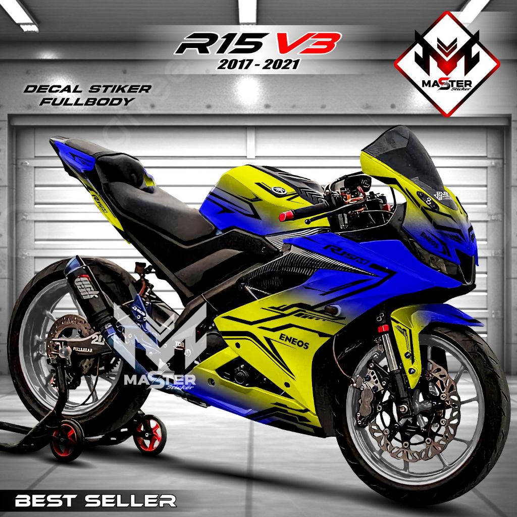Jual (Terbaru) Decal R15 V3 Stiker Decal Motor R15 V3 Sticker Yamaha ...