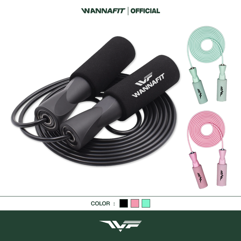 WANNAFIT Skipping Fitcoach | Lompat Tali | Alat Olahraga Rumah