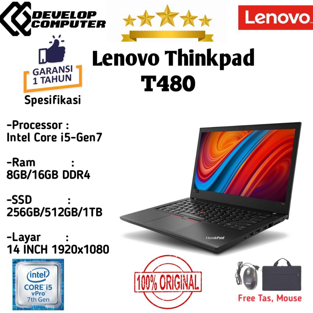 Thinkpad T480 Lenovo Laptop 8gb Ram Price Jual Laptop Lenovo