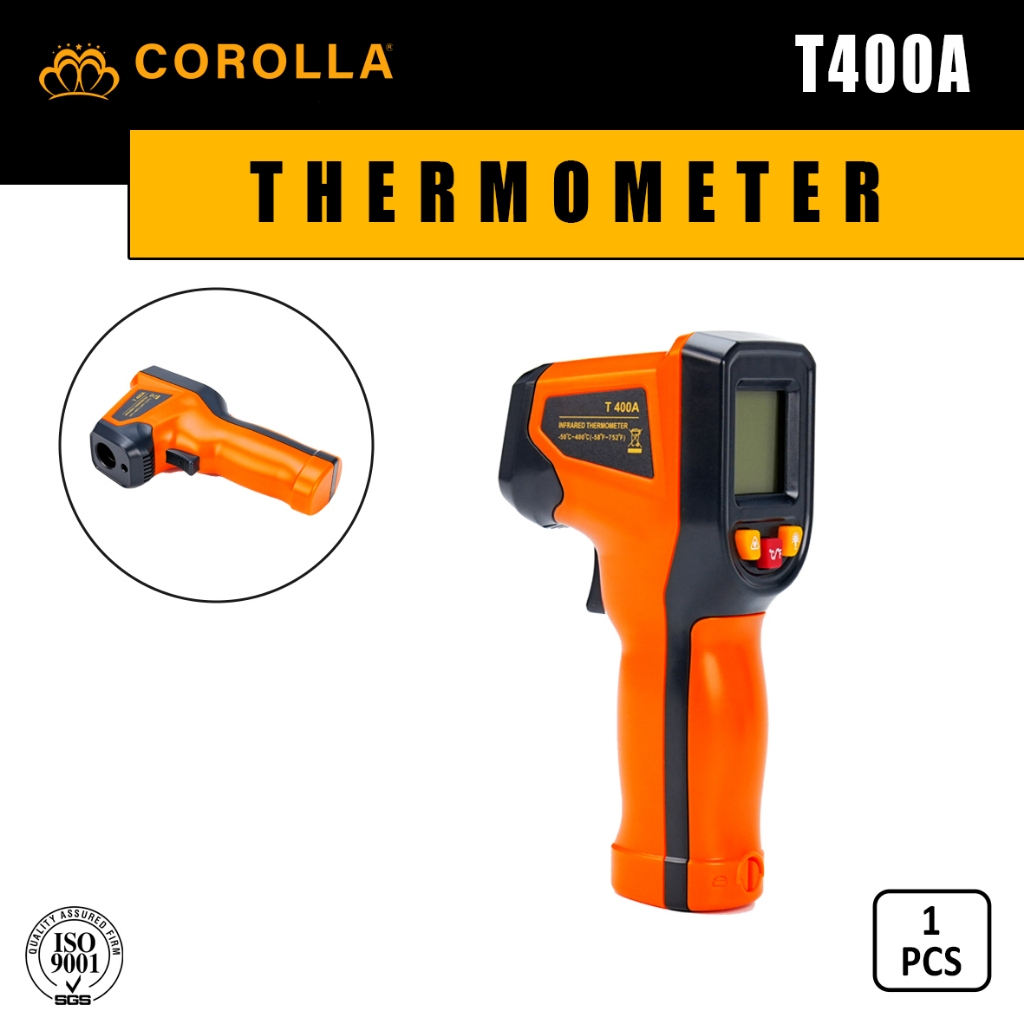Jual Corolla T400A Infrared Gun Digital Alat Pengukur Suhu Infrared ...