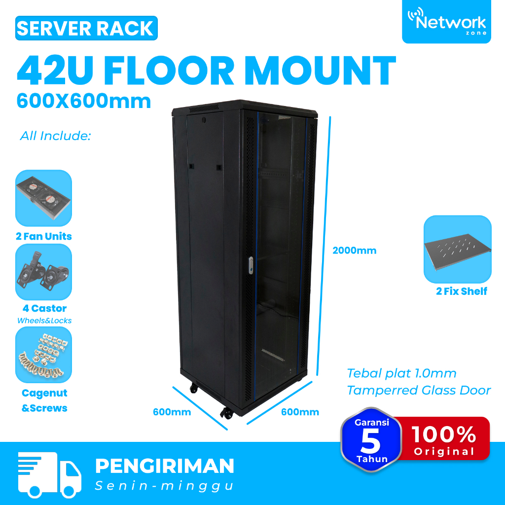 Jual Rack Server 42U Floor Mount Rack 600X600mm | Shopee Indonesia