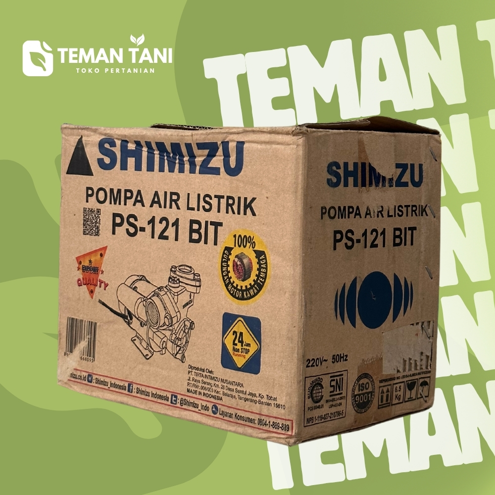 Jual POMPA AIR LISTRIK SHIMIZU PS-121-BIT/POMPA AIR SUMUR DANGKAL NON ...
