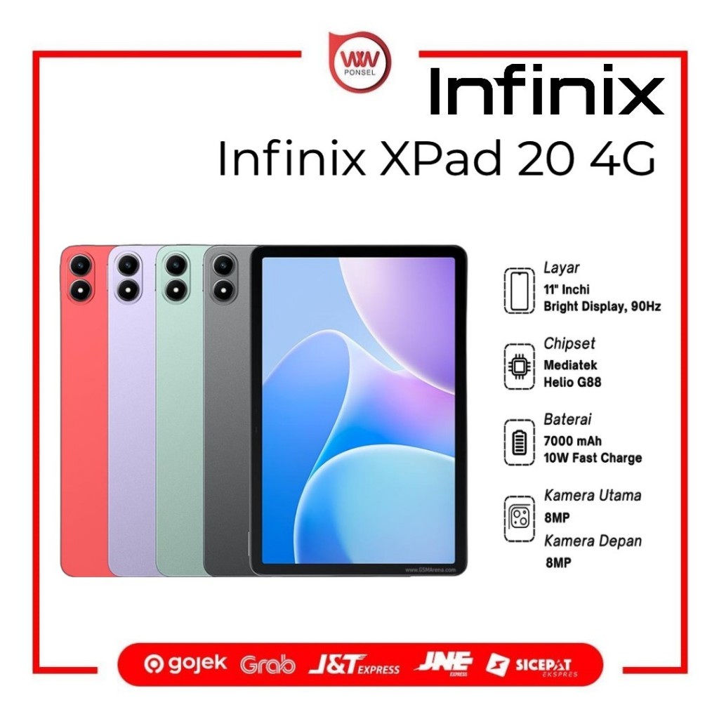Jual Tablet Infinix XPad 20 4G Ram 8GB Internal 256GB Garansi Resmi ...