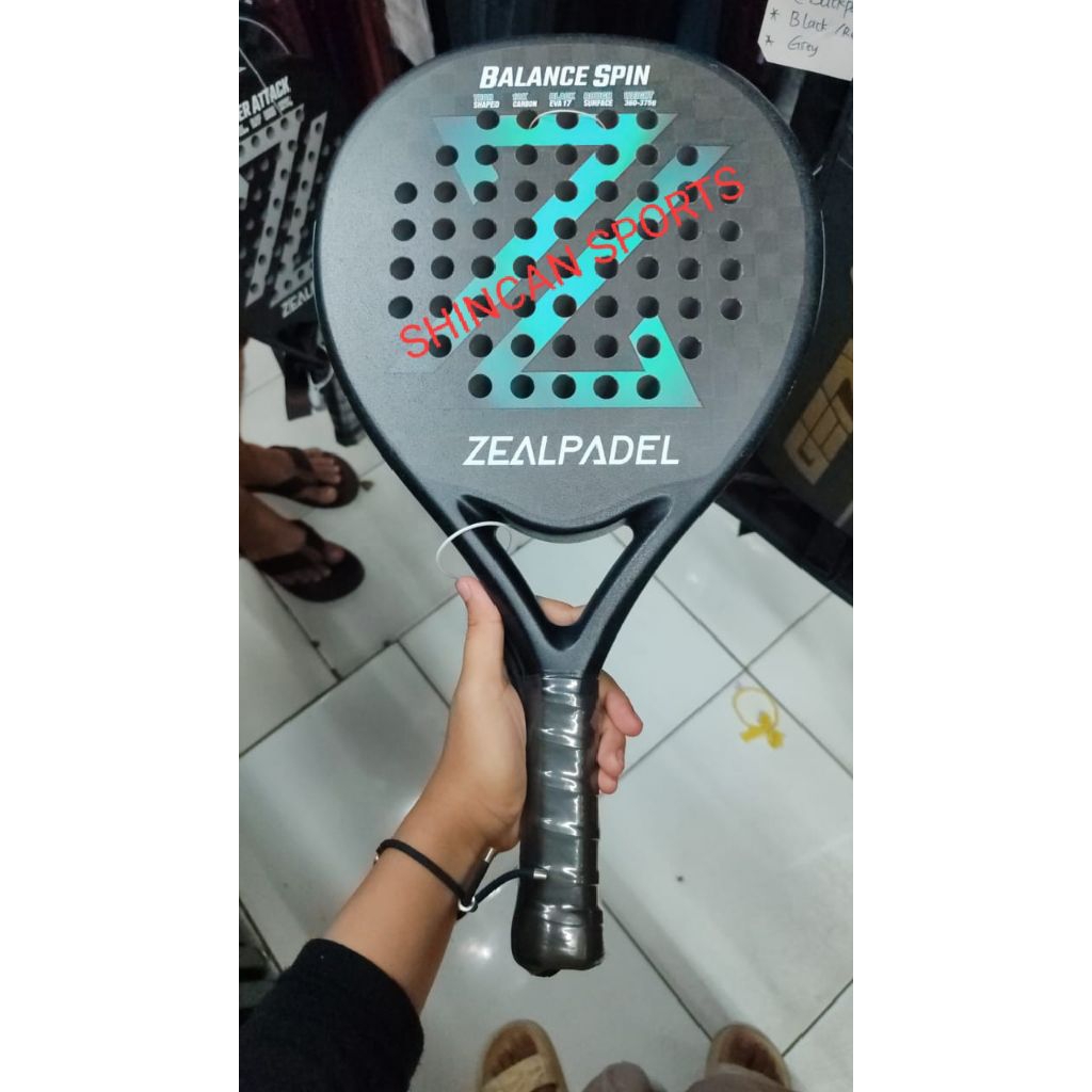 Jual RAKET PADEL ZEAL BALANCE SPIN | Shopee Indonesia