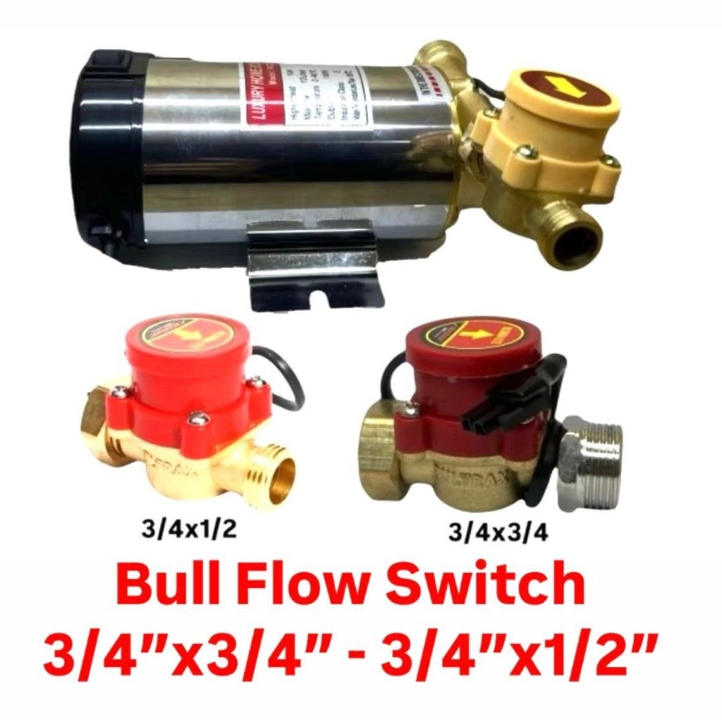 Jual BULL Flow Switch Booster Pump 3/4