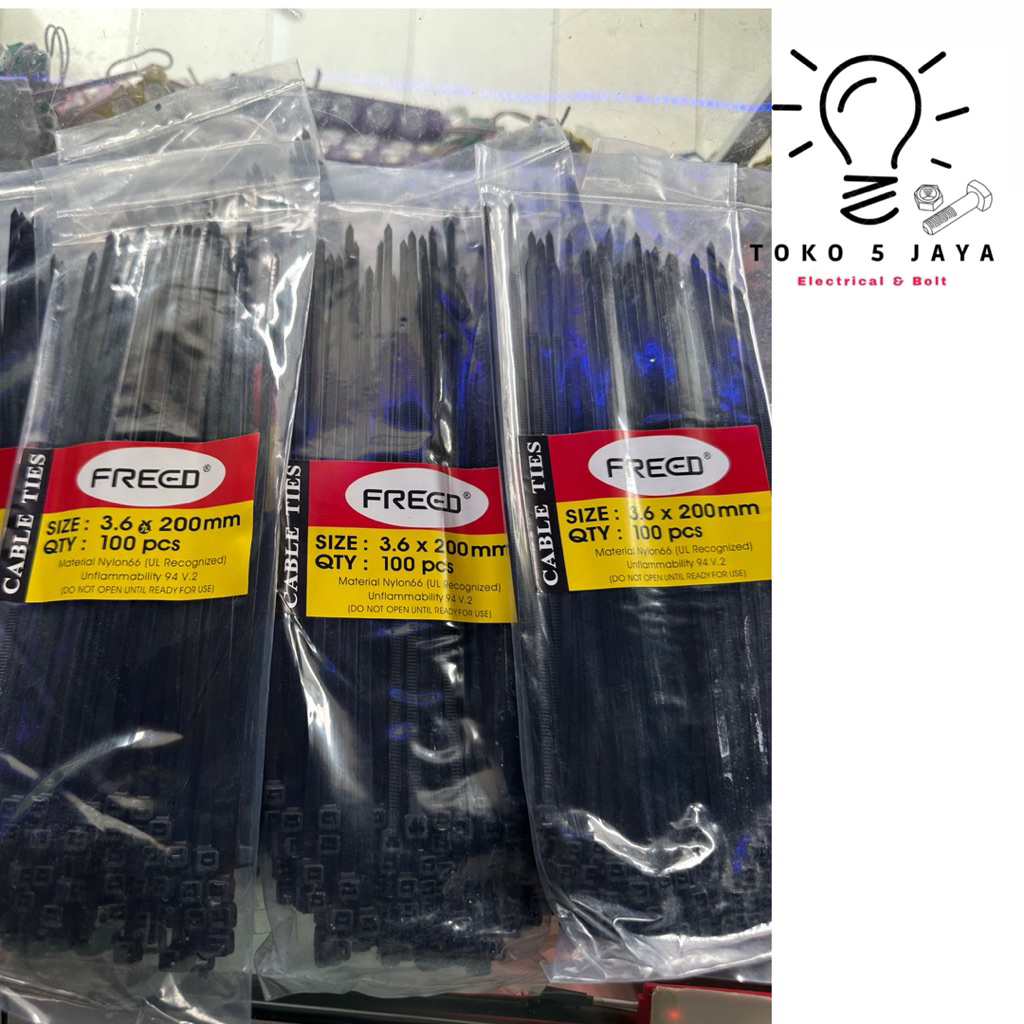 Jual kabel ties / kabel rivet / tali ties / tali satria panjang 20 cm ...