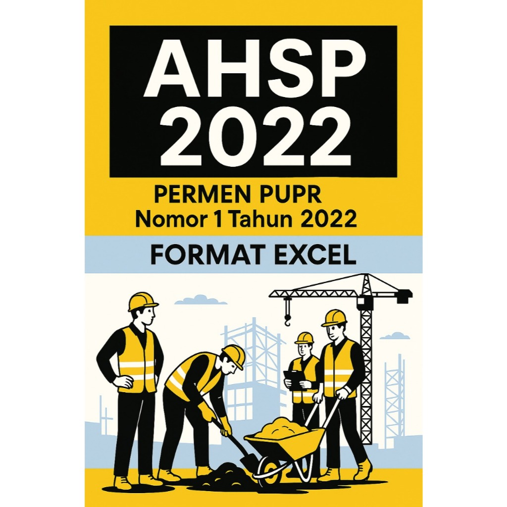Jual Analisis Harga Satuan Pekerjaan (AHSP) 2022 BIDANG CIPTA KARYA ...