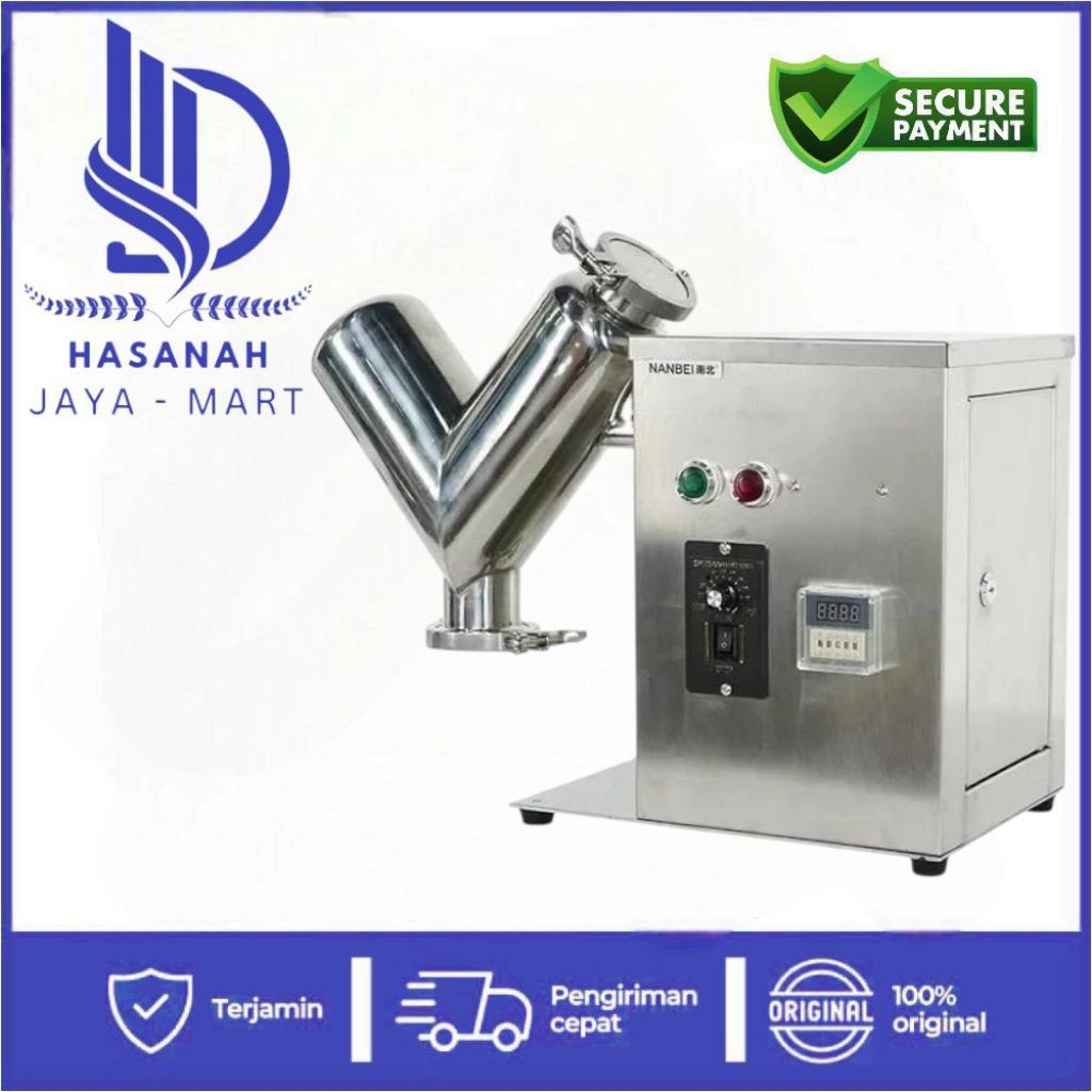 Jual VH-3 Dry powder mixing mixer powder mini laboratory 3L stainless ...