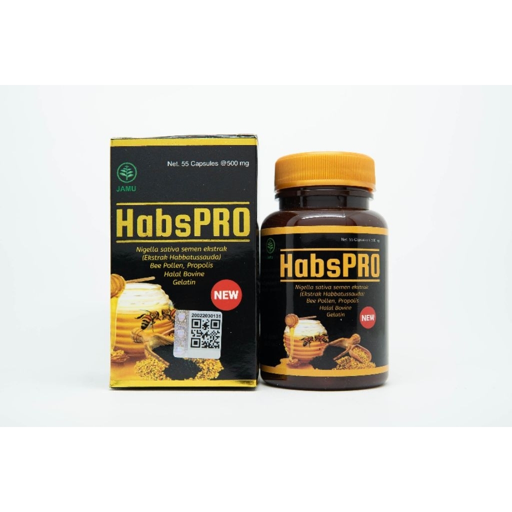 Jual HABSPRO Suplemen Herbal berbentuk kapsul yang memiliki kandungan ...