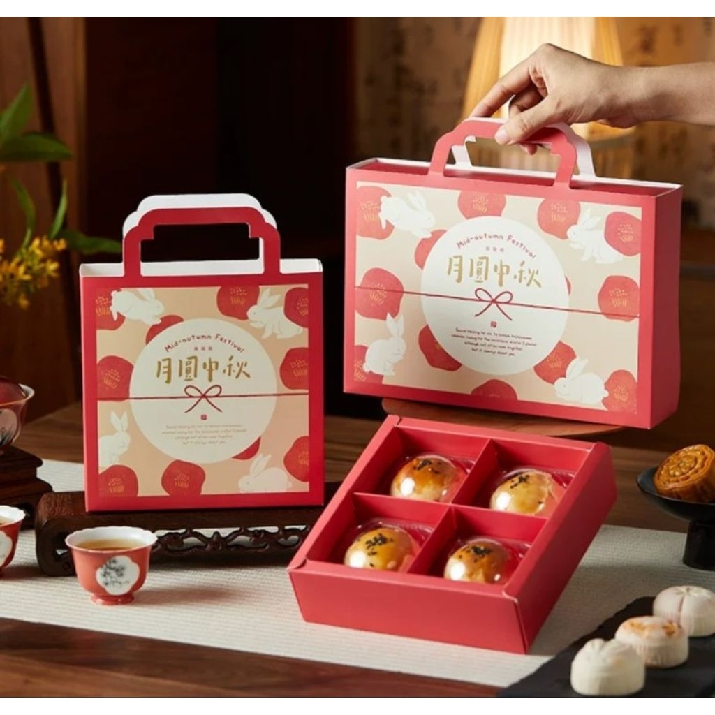 Jual Exclusive box mooncake sekat 6 box mooncake 75gr box mooncake 83 ...