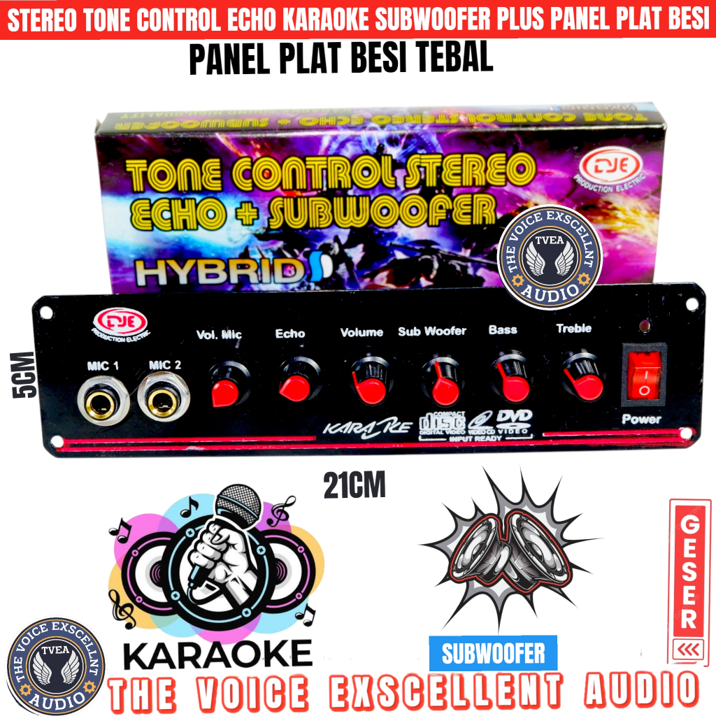 Jual STEREO TONE CONTROL HYBRIS + PANEL Stereo tone tone control + sub ...