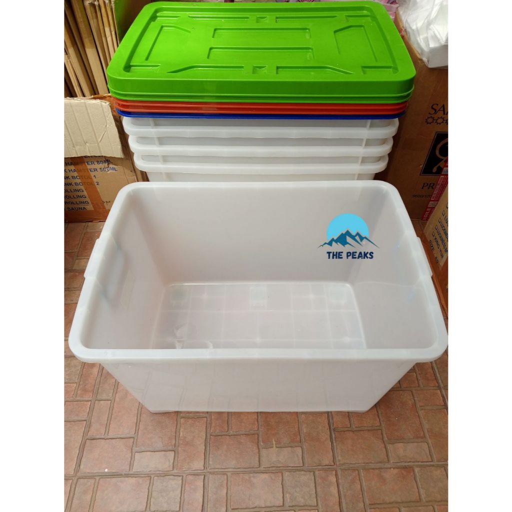 Jual ( The Peaks) Box Container 125 Liter Roda Wagon VC 21 Plastik ...