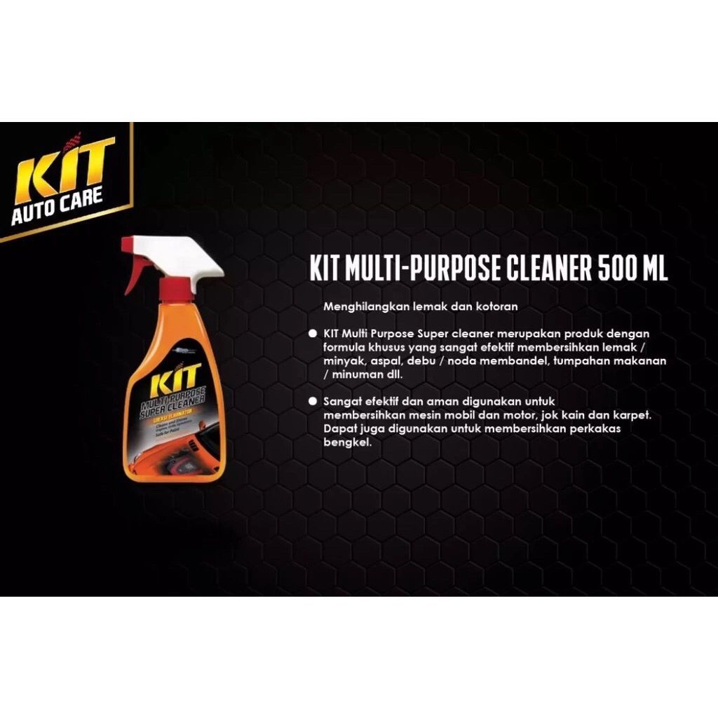 Jual KIT Multi Purpose Cleaner Pembersih Oli Minyak Kotoran Pada Mesin ...