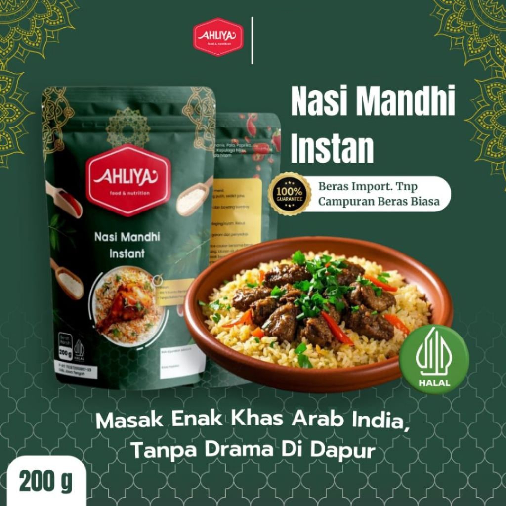 Jual NASI KEBULI INSTAN AHLIYA NASI REMPAH KHAS TIMUR TENGAH ANEKA ...