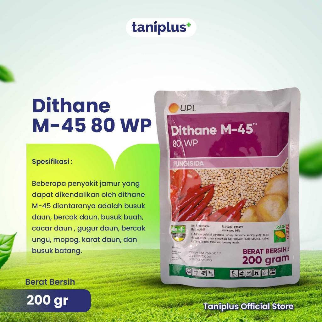 Jual Dithane M-45 80 WP 200 gr - Fungisida | Shopee Indonesia