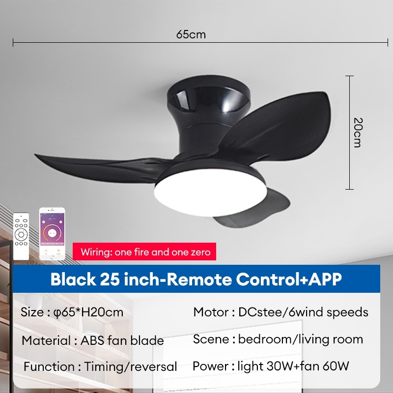 Jual YESQ Kipas Angin Plafon 2in1 Lampu Kipas Angin LED ceiling fan ...