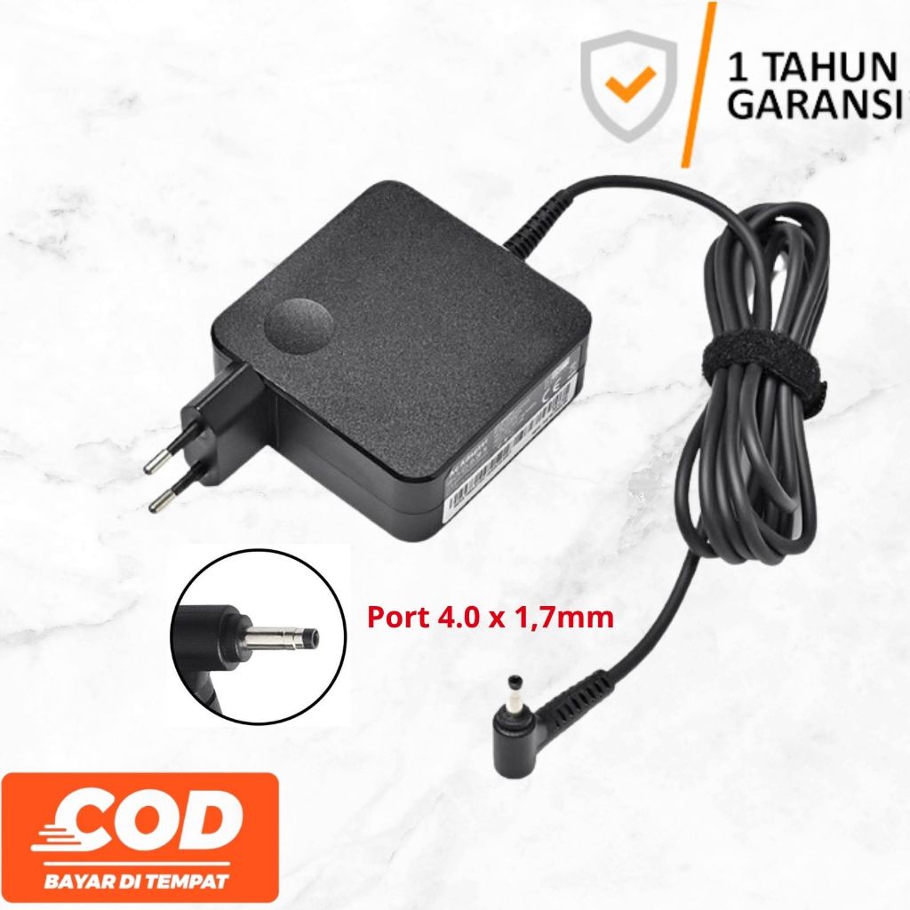 Jual [1 𝙏𝙖𝙝𝙪𝙣 𝙂𝙖𝙧𝙖𝙣𝙨𝙞] Charger Laptop Original Port Small Plug Pin ...