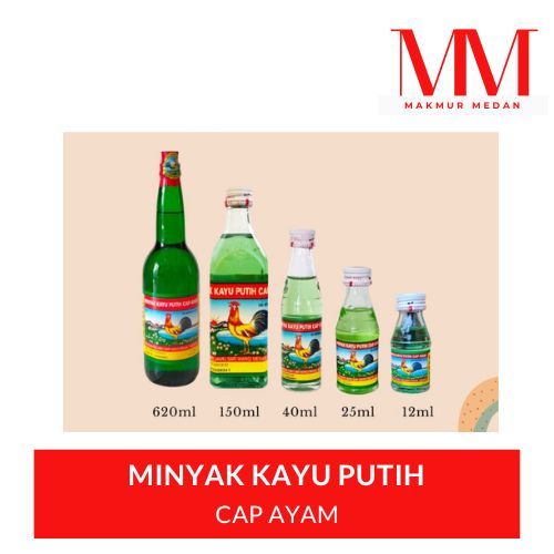 Jual MKP CAP AYAM MINYAK KAYU PUTIH 12 / 25 / 40 / 150 ML | Shopee ...