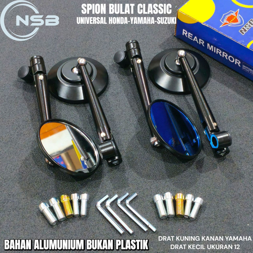 Jual SPION BULAT CLASSIC CNC SPION JOKOWI BULAT KLASIK CNC KACA BIRU ...