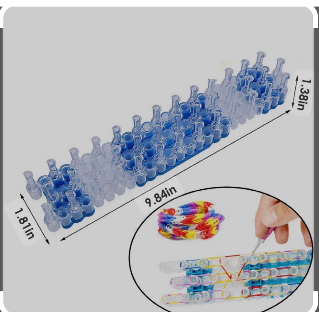 Jual PAPAN RAJUT RAINBOW LOOM PIN BAR LOOMBAND GELANG KARET | Shopee ...