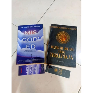 OBRAL BUKU MURAH ORIGINAL / BUKU BACAAN ISLAM / 1 PAKET 2 BUKU / SEJARAH ISLAM YANG TERLUPAKAN / MISGOD'ED / BEST SELLER / AGAMA / FILSAFAT / SASTRA / SEJARAH / SEJARAH ISLAM / MOTIVASI /