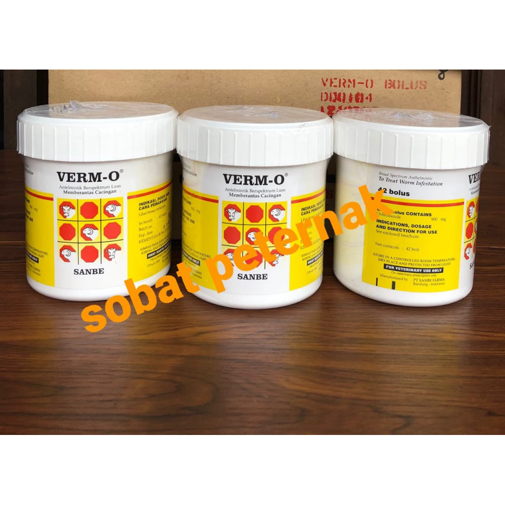 Jual VERM O BOLUS, obat cacing sapi, kerbau isi 42 Bolus | Shopee Indonesia
