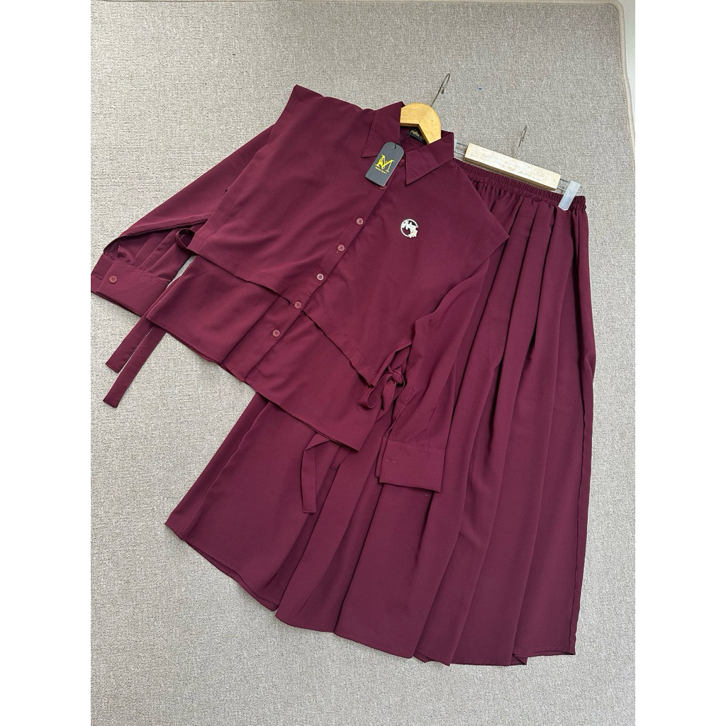Jual Danila One Set Rok Polos By Melisa Syari | Shopee Indonesia