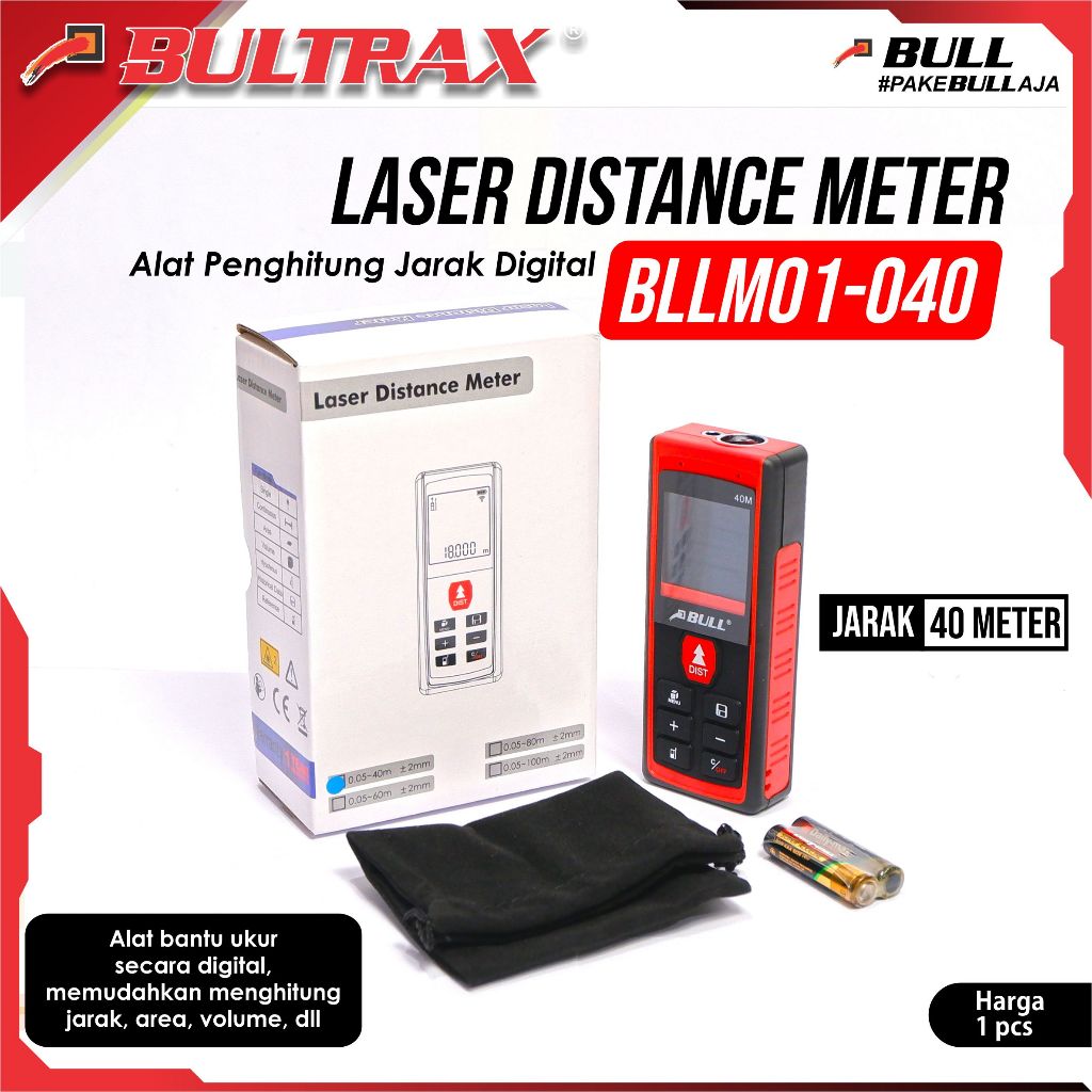 Jual Bull Laser meter / meteran laser | Shopee Indonesia