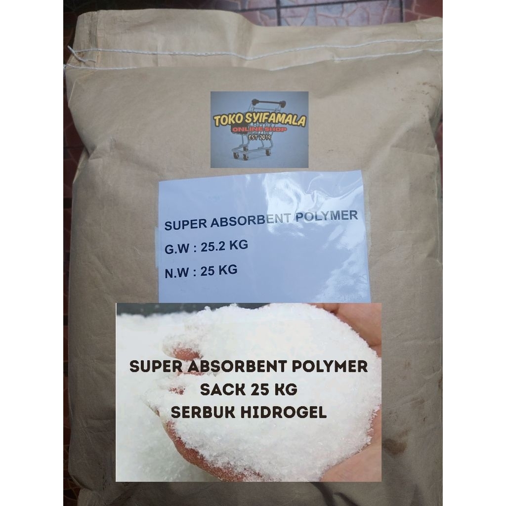 Jual Super Absorbent Polymer 25 kg | Shopee Indonesia