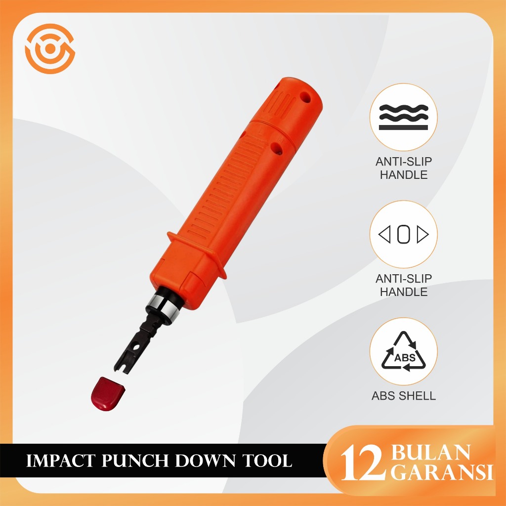 Jual Voc Impact Punch Down Tool - Alat Pasang Kabel ke Konektor, Patch ...