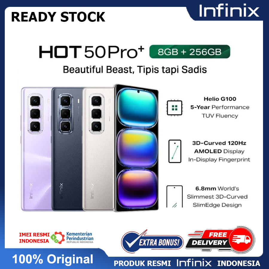 Jual INFINIX HOT 50 Pro Plus (8/256GB) Produk Resmi Infinix Indonesia ...