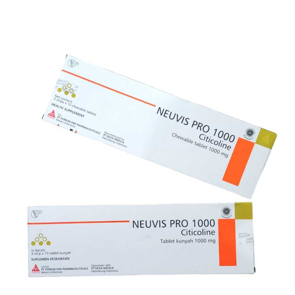 Jual Neuvis pro citicoline 1000 strip 10 tablet ( vitamin saraf mata ...