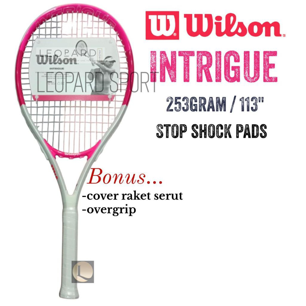 Jual RAKET TENIS WILSON INTRIGUE 253g / Tennis Racket / Raket Wilson ...